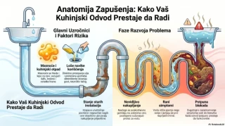 Zapušeni kuhinjski odvodi u stanovima i kućama